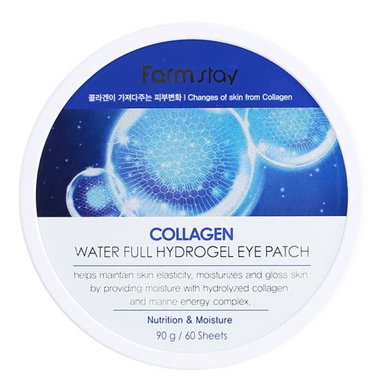 FarmStay Гидрогелевые патчи под глаза Collagen Water Full Hydrogel, 60 pcs