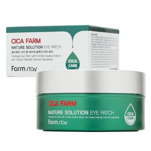 Farmstay Гидрогелевые патчи Cica Farm Nature Solution Eye Patch