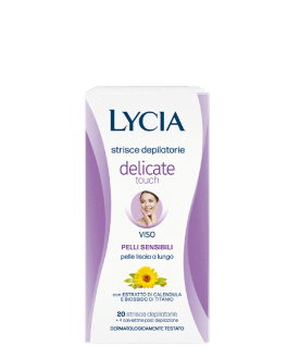 Lycia Депиляционные полоски для лица Delicate Touch, 20 шт