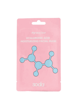 Soda Mască hidratantă din țesătură Hyaluronic Acid GraceFace, 1 buc