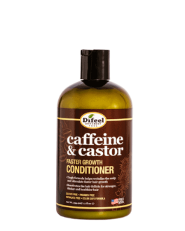 Difeel Кондиционер для ускорения роста волос Caffeine and Castor, 355 мл