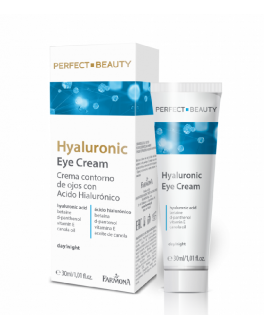 Farmona Crema hidratanta cu acid hialuronic pentru zona ochilor Perfect Beauty Hyaluronic Eye Cream day/night, 30ml