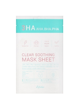 Esfolio Тканевая маска для лица Clear Soothing 3HA, 1 pcs