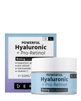 Farmona Cremă de față Dermiss Powerful Hyaluronic and Pro-Retinol, 50 ml