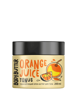 BISOU Cremă-unt tonifiant pentru corp Orange Juice, 200 ml