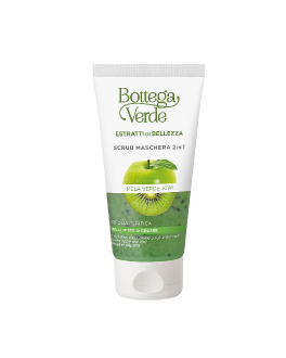 BV Mască-scrub 2 in 1 cu extract de măr verde și kiwi Estratti di Bellezza, 75 ml