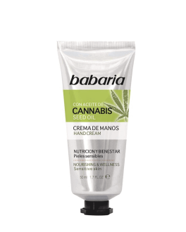 Babaria Cremă pentru mâini Cannabis Seed Oil, 50 ml
