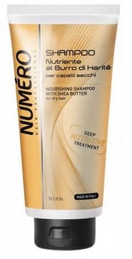 Brelil Șampon cu unt de shea pentru păr uscat Numero Shea Butter Shampoo