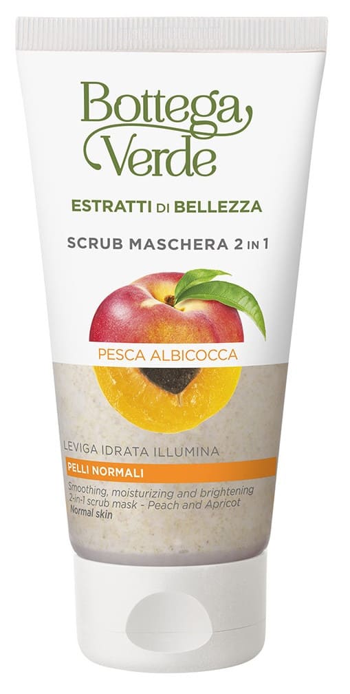 BV Маска-скраб для лица Estratti di bellezza с персиком и абрикосом, 75 ml