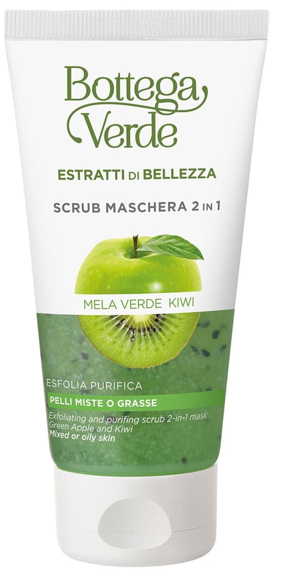 BV Маска-скраб для лица с зеленым яблоком ESTRATTI DI BELLEZZA, 75 ml
