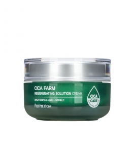 FarmStay Cremă regenerantă cu Centella asiatică Cica Farm Regenerating Solution Cream, 50 ml