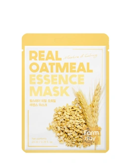 FarmStay Mască calmantă din țesătură Real Oatmeal, 1 buc