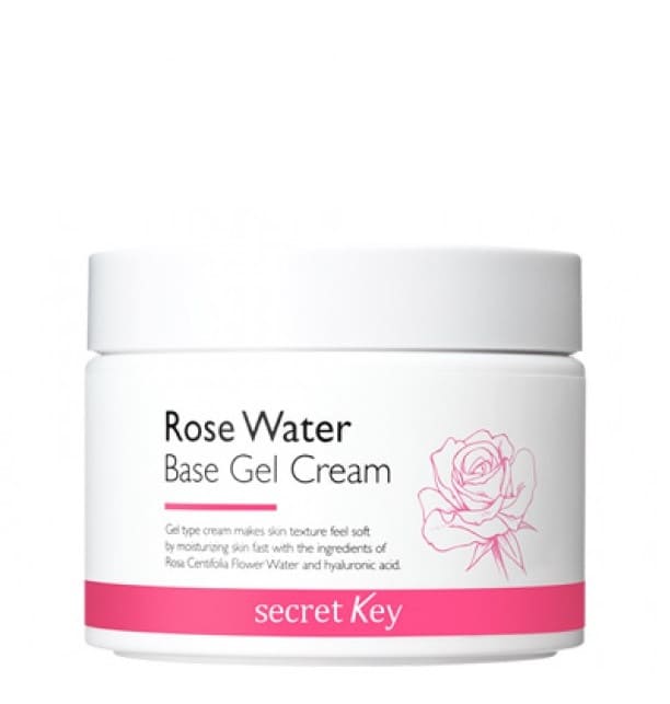 Secret key Gel-crema cu apa de trandafir pu fata Rose Water, 100ml