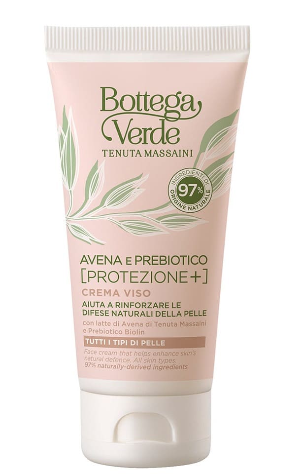 BV Крем для лица защитный с овсяным молочком Avena e Prebiotico, 50 ml
