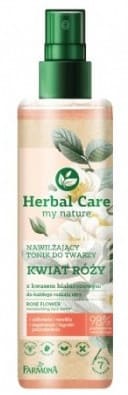 Farmona Toner hidratant pentru față Herbal Care Rose Flower Moisturizing Face Tonner, 200 ml