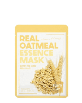FarmStay Mască din țesătură cu efect calmant Real Oatmeal, 1 buc