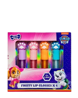 Paw Patrol Набор детских блесков для губ Fruity Lip Glosses, 4 х 2.8 мл