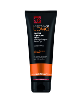 Dermolab Шампунь-Гель для душа UOMO Relaxing Shampoo Shower Gel Original, 250 мл