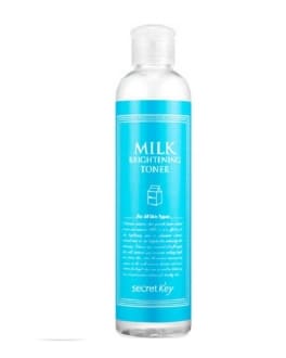 Secret Key Toner pentru strălucirea și hrănirea pielii Milk Brightening Toner, 248 ml