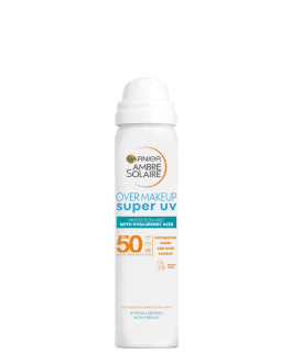 GARNIER Солнцезащитный спрей Over Makeup Super UV SPF50, 75 мл