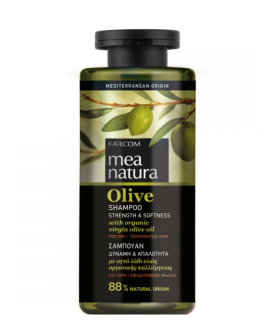 Farcom Șampon pentru păr uscat și slăbit cu ulei de măsline Mea Natura Olive Shampoo, 300 ml
