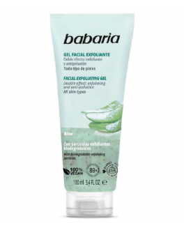 Babaria Gel exfoliant de curățare pentru fata cu aloe vera Aloe Vera Gel Facial Exfoliante, 100ml