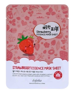 Esfolio Mască din țesătură pentru față Pure Skin Strawberry, 1 buc