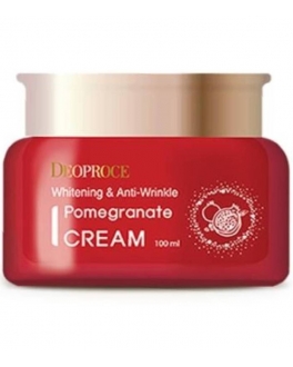 Deoproce Cremă pentru față anti-îmbătrânire cu extract de rodie  Pomegranate Cream Anti-Age, 100ml