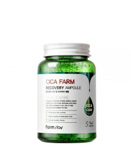 Farmstay Ампульная сыворотка для лица с центеллой азиатской Cica Farm Recovery Ampoule, 250 ml