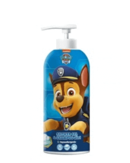 Paw Patrol Șampon-gel de duș Chase 2 in 1, 1000 ml