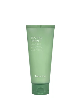 FarmStay Успокаивающее очищающее средство Tea Tree Biome Low pH, 180 мл