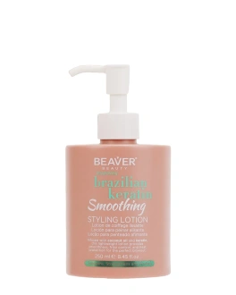 BEAVER Loțiune pentru netezirea părului Brazilian Keratin, 250 ml