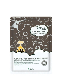 Esfolio Mască din țesătură cu cenușă vulcanică Volcanic Ash Essence, 1 buc