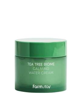 FarmStay Успокаивающий легкий крем с чайным деревом Tea Tree Biome Calming Water Cream, 80 мл