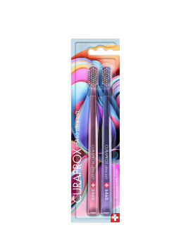 CURAPROX Набор зубных щеток CS 5460 Duo Colorful Edition, 2 шт