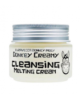 Elizavecca Очищающий крем с молоком ослиц для лица Donkey Creamy Cleansing Melting Cream, 100 ml
