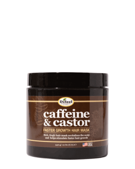 Difeel Mască pentru creșterea părului Caffeine and Castor, 340 gr