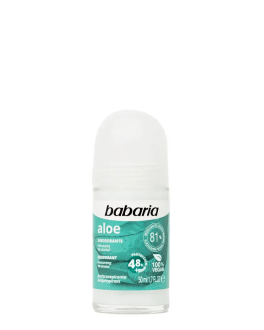 Babaria Роликовый дезодорант с экстрактом алоэ Deodorant Roll On Aloe, 50 мл