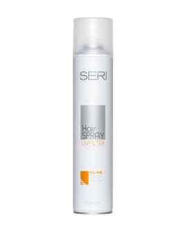 Farcom Lac de păr cu fixare puternică Seri Hair Spray UV Filter Anti- Frizz Protection Volume, 400 ml
