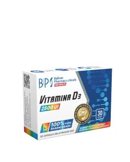 Balkan Pharmaceuticals Supliment alimentar Vitamina D3, 30 caps