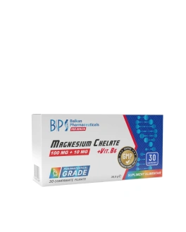 Balkan Pharmaceuticals Supliment alimentar Magnesium Chelate + Vit. B6, 30 comp