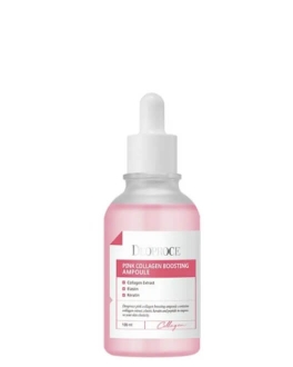 Deoproce Ser-fiolă pentru față Pink Collagen Boosting, 100 ml