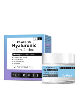 Farmona Cremă de față Dermiss Powerful Hyaluronic and Pro-Retinol, 50 ml