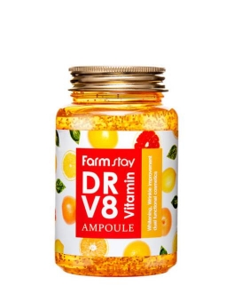 FarmStay Ser concentrat multifuncțional DR-V8 Vitamin, 250 ml