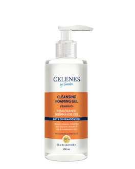 CELENES Gel de curățare pentru față Sea Buckthorn Vitamin C+, 250 ml