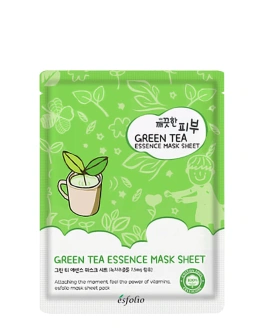 Esfolio Mască din țesătură pentru față Pure Skin Green Tea, 1 buc