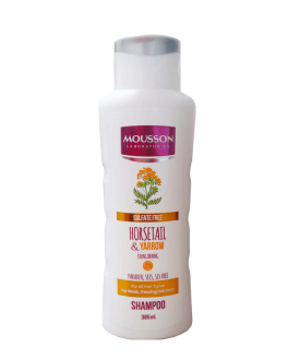 Mousson Șampon de întărire pentru păr slab Horsetail and Yarrow, 385 ml