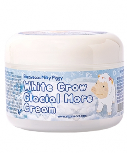 Elizavecca Cremă- sufleu iluminatoare Milky Piggy White Crow Glacial More Cream, 100 ml