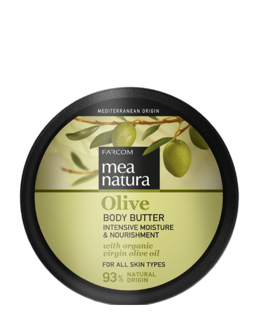 Farcom Cremă- ulei pentru corp cu extract de ulei de măsline Mea Natura Olive Body Butter, 250 ml
