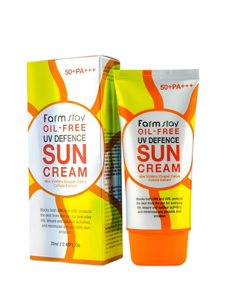 Cremă cu protecție solară FarmStay Oil-Free UV Defence, 70 ml